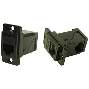 Cliff RAFT BLAKMTL DLSLIM CAT5E CSK CP30751MB Adapter, inbouw Zwart 1 stuk(s)