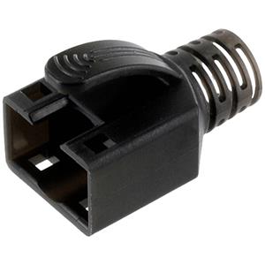 econconnect Econ connect KSC6ASW Knickschutz für Cat.6a Stecker schwarz KSC6ASW Knickschutztülle Schwarz