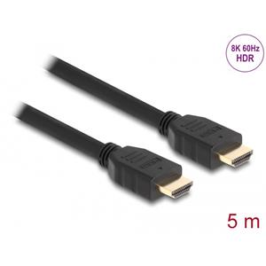 DeLock 82004 HDMI kabel 5 m HDMI Type A (Standaard) Zwart