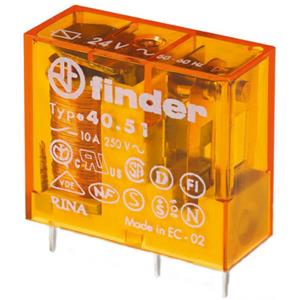 Finder 40.51.8.012.0000 Printrelais 12 V/AC 10 A 1x wisselcontact 1 stuk(s)
