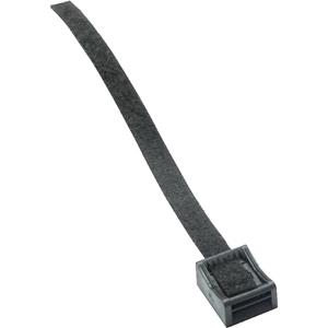 Hebotec Klittenband sokkel Om te bundelen, Met fitting, Om te schroeven Haak- en lusdeel (b x h) 30 mm x 300 mm Zwart 1 stuk(s)