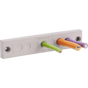 Icotek KEL-DPZ-E 112/21 Kabeldurchführungsplatte Klemm-Ø (max.) 6.5mm Polyamid, Elastomer Grau 1St.