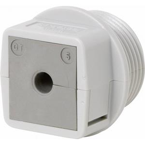 Icotek QVT 25 Kabeldoorvoering Deelbaar Montagegat: M25 Polycarbonaat Grijs 1 stuk(s)