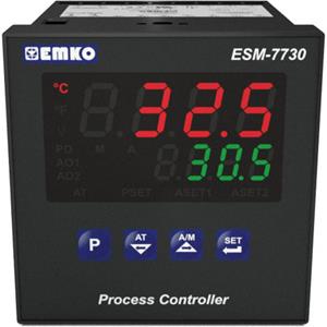 Emko ESM-7730.1.20.0.1/01.02/0.0.0.0 2-punt, P, PI, PD, PID Universele regelaar Pt100, L, J, K, R, S, T, B, E, N, C -200 tot 1700 °C Relais 5 A, SSR (l x b x