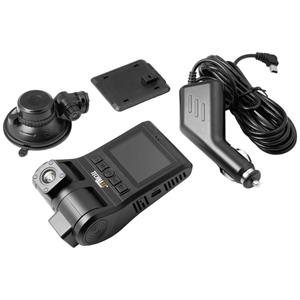 Technaxx TX-185 Dashcam Kijkhoek horizontaal (max.): 120 ° 5 V Display, Dualcamera, G-sensor, Cabinecamera, Accu, Videoloop