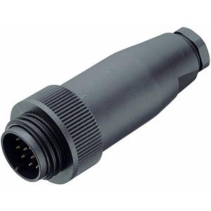 Binder 99-0737-00-24 Rundstecker Stecker, gerade Gesamtpolzahl: 24 + PE Serie (Rundsteckverbinder):