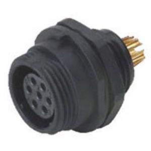 deltronconnectors Deltron Connectors DELKSP1312/S4 Rundsteckverbinder Buchse, Einbau Gesamtpolzahl: 4 1St.