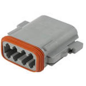 TE Connectivity DT06-08SA-P012 Ronde connector Bus, recht Totaal aantal polen: 8 Serie (ronde connectors): DT 1 stuk(s)