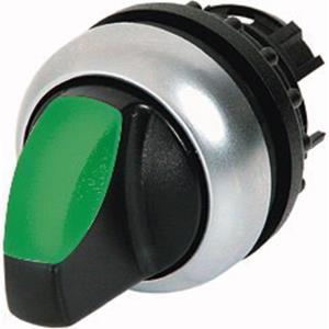 Eaton 216837 M22-WLK3-G Wahltaste Frontring Kunststoff Knebel Schwarz 1St.