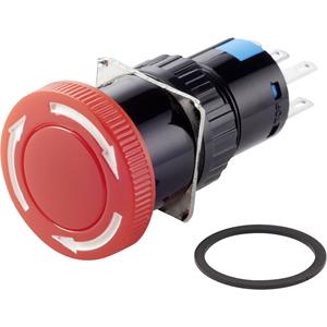trucomponents TRU COMPONENTS TC-LAS1-AY-22TS Noodstopschakelaar 250 V/AC 3 A 2x NC, 2x NO IP40 1 stuk(s)