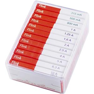 ESKA 632.800 632800 Feinsicherung-Sortiment (Ø x L) 6.3mm x 32mm Flink -F- Inhalt 120 Teile