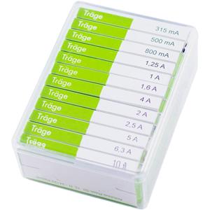 ESKA 632.830 632830 Feinsicherung-Sortiment (Ø x L) 6.3mm x 32mm Träge -T- Inhalt 120 Teile