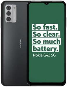 Nokia G42 5G Smartphone (16,9 cm/6,65 Zoll, 128 GB Speicherplatz, 50 MP Kamera)