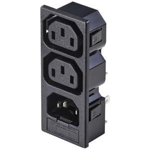 trucomponents TRU COMPONENTS TC-10475852 Apparaatstekker (koud) C13, C14 Bus, inbouw verticaal, Stekker, inbouw verticaal Totaal aantal polen: 3 10 A Zwart 1 stuk(s)