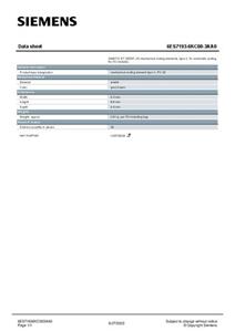 Siemens 6ES71936KC003AA0 6ES7193-6KC00-3AA0 SPS-Kodierelemente