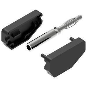 electropjp Electro PJP 215-CD1-N Banaanstekker Stekker, recht Stift-Ø: 2 mm Zwart 1 stuk(s)