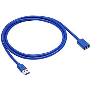 Akyga USB-kabel USB-A stekker, USB-A bus 1.80 m Zwart AK-USB-10