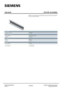 Siemens 6ES7195-1GG30-0XA0 Profilschiene 1St.