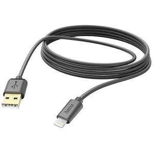 Hama Oplaadkabel USB-A - Lightning 3 M Zwart