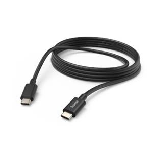 Hama USB-laadkabel USB 2.0 USB-C stekker, USB-C stekker 3 m Zwart 00201593