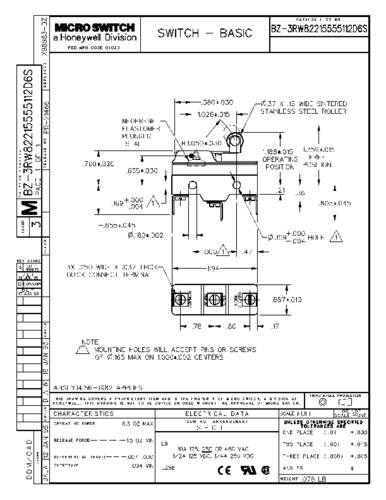 honeywellsps Honeywell SPS SCN-2417SC Schnappschalter 1St.