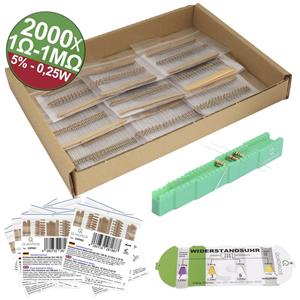 Quadrios 23P127 23P127 Kohleschicht-Widerstand axial bedrahtet 0.25W 5% 2000St.