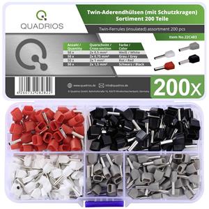 Quadrios 22C483 Assortiment adereindhulzen Deels geïsoleerd 200 stuk(s)