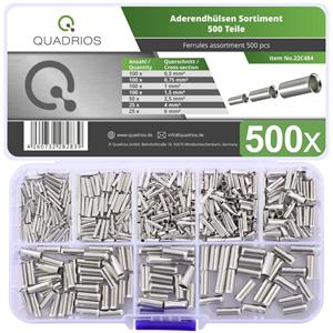 Quadrios 22C484 Assortiment adereindhulzen Ongeïsoleerd 500 stuk(s)