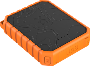 xtormbya-solar Xtorm by A-Solar XR201 Rugged Powerbank 10000 mAh Li-Ion Orange, Schwarz