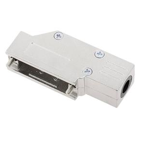 Encitech DCMR15-FK-K 6560-0501-02 D-sub behuizing Aantal polen: 15 Volledig metaal 90 ° Zilver 1 stuk(s)