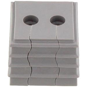 CONTA-CLIP KDS-DE 2X4-5 GR Dichtelement Thermoplastisches Elastomer Grau 10St.