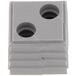 CONTA-CLIP KDS-DE 2X7 GR Dichtelement Thermoplastisches Elastomer Grau 10St.