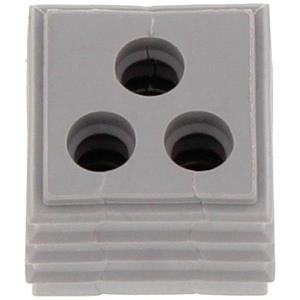 CONTA-CLIP KDS-DE 3X4-5 GR Dichtelement Thermoplastisches Elastomer Grau 10St.