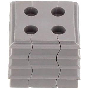 CONTA-CLIP KDS-DE 4X4,5 GR Dichtelement Thermoplastisches Elastomer Grau 10St.