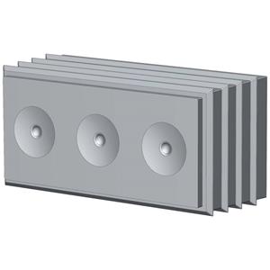 CONTA-CLIP KDS-DES 3X8,5 GR Dichtelement Thermoplastisches Elastomer Grau 5St.