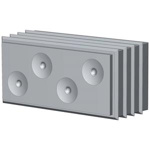 CONTA-CLIP KDS-DES 4X7,5 GR Dichtelement Thermoplastisches Elastomer Grau 5St.