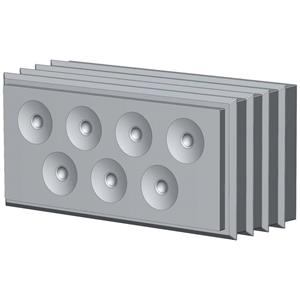 CONTA-CLIP KDS-DES 7X6,5 GR Dichtelement Thermoplastisches Elastomer Grau 5St.