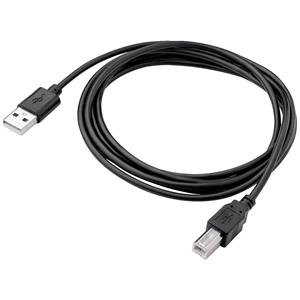 Akyga USB-kabel USB-A stekker, USB-B stekker 1.8 m Zwart AK-USB-04