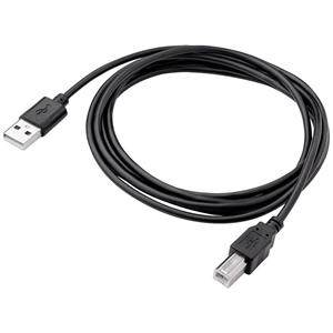 Akyga USB-Kabel USB-A Stecker, USB-B Stecker 1.8m Schwarz AK-USB-04