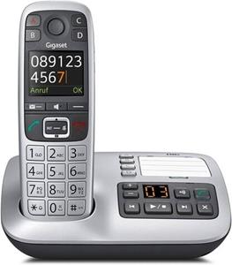 Gigaset E560A DECT/GAP Schnurloses Telefon analog Anrufbeantworter, Freisprechen, Optische Anrufsign