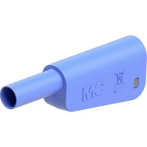 Stäubli SLM-4N-46 Sicherheits-Lamellenstecker Stecker Stift-Ø: 4mm Blau