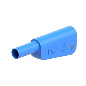 Stäubli SLM-4N-46 Sicherheits-Lamellenstecker Stecker Stift-Ø: 4mm Blau