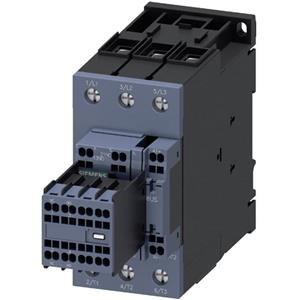 Siemens 3RT2037-3XJ44-0LA2 Bahnschütz 2 Schließer, 2 Öffner 53kW 690V 65A mit Varistor 1St.