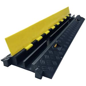 asschwabe AS Schwabe Kabelbrug 63225 Rubber Geel Aantal kanalen: 2 1020 mm Inhoud: 1 m