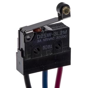 Omron D2SW-3L2M Microschakelaar 125 V/AC 3 A 1x aan/(aan) 1 stuk(s) Bag