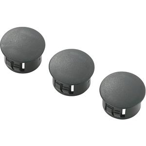 trucomponents TRU COMPONENTS TC-HPR-22203 Lochstopfen Plattenstärke (max.) 1.6mm Polyamid Schwarz 100St.