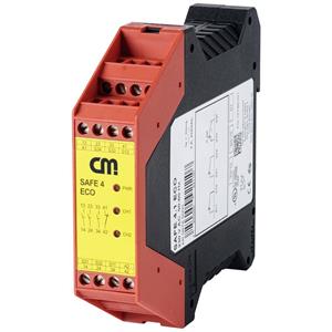 cmmanufactory CM Manufactory Veiligheidsrelais SAFE 4.3eco Voedingsspanning (num): 24 V/DC, 24 V/AC 3x NO, 1x NC 1 stuk(s)
