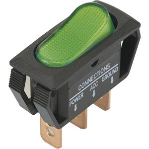 TRU COMPONENTS 1588030 Wipschakelaar TC-R13-242B2 12 V/DC 25 A 1x uit/aan Continu 1 stuk(s)