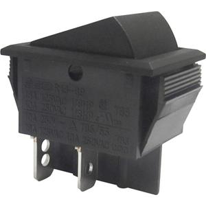 trucomponents TRU COMPONENTS 1587523 Wipschakelaar TC-R13-69A-01 250 V/AC 10 A 2x uit/aan Continu 1 stuk(s)