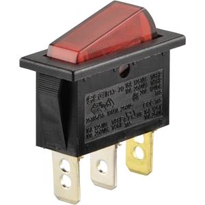 trucomponents TRU Components 1587529 Wippschalter TC-R13-70B-01 RT 250 V/AC 10A 1 x Aus/Ein rastend